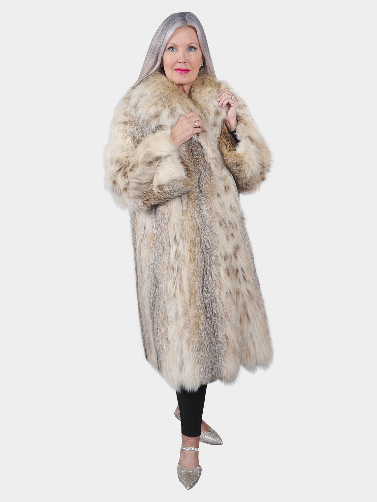 Woman's Canadian Lynx Fur Coat