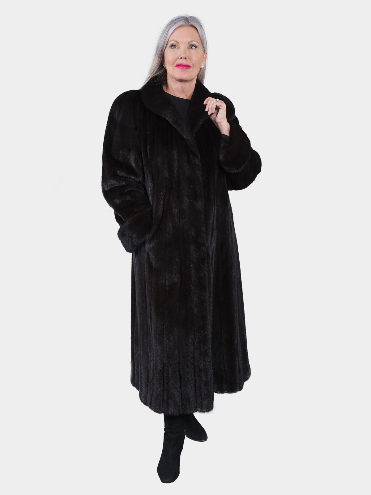 Woman's Ranch Female Mink Fur Coat