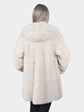 Woman's Scaasi Rovalia Female Mink Fur Swing Parka