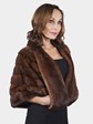 Woman's Mahogany Mink Fur Stole