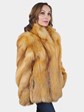 Woman's Red Fox Fur Jacket