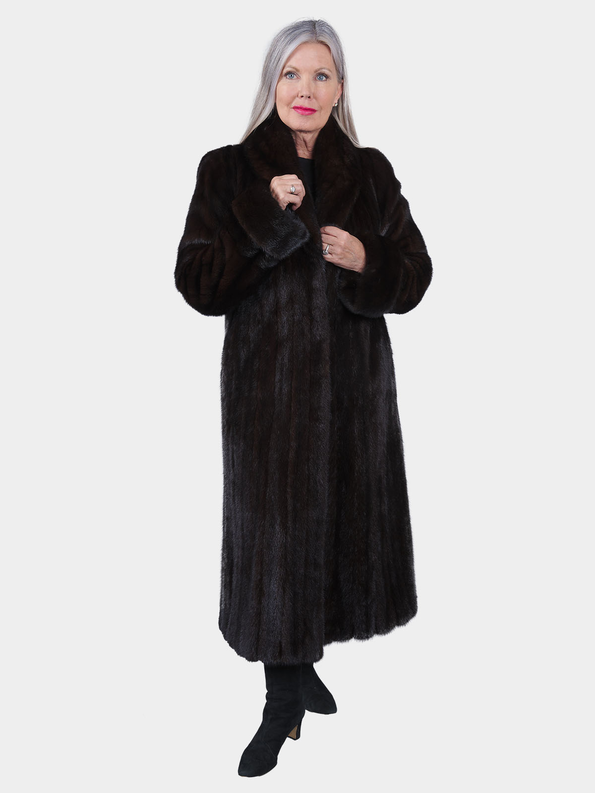 Woman's Ranch Female Mink Fur Coat