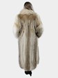 Woman's Natural Coyote Fur Coat