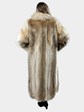 Woman's Natural Coyote Fur Coat