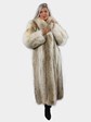 Woman's Natural Coyote Fur Coat