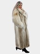 Woman's Natural Coyote Fur Coat