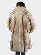 Woman's Sun Glo Fox Fur 3/4 Coat