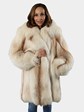 Woman's Sun Glo Fox Fur 3/4 Coat