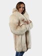 Woman's Sun Glo Fox Fur 3/4 Coat