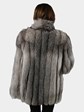 Woman's Indigo Fox Fur Jacket