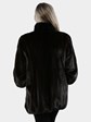 Woman's Marco Donatello Dark Mahogany Female Mink Fur Jacket