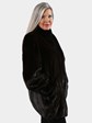 Woman's Marco Donatello Dark Mahogany Female Mink Fur Jacket