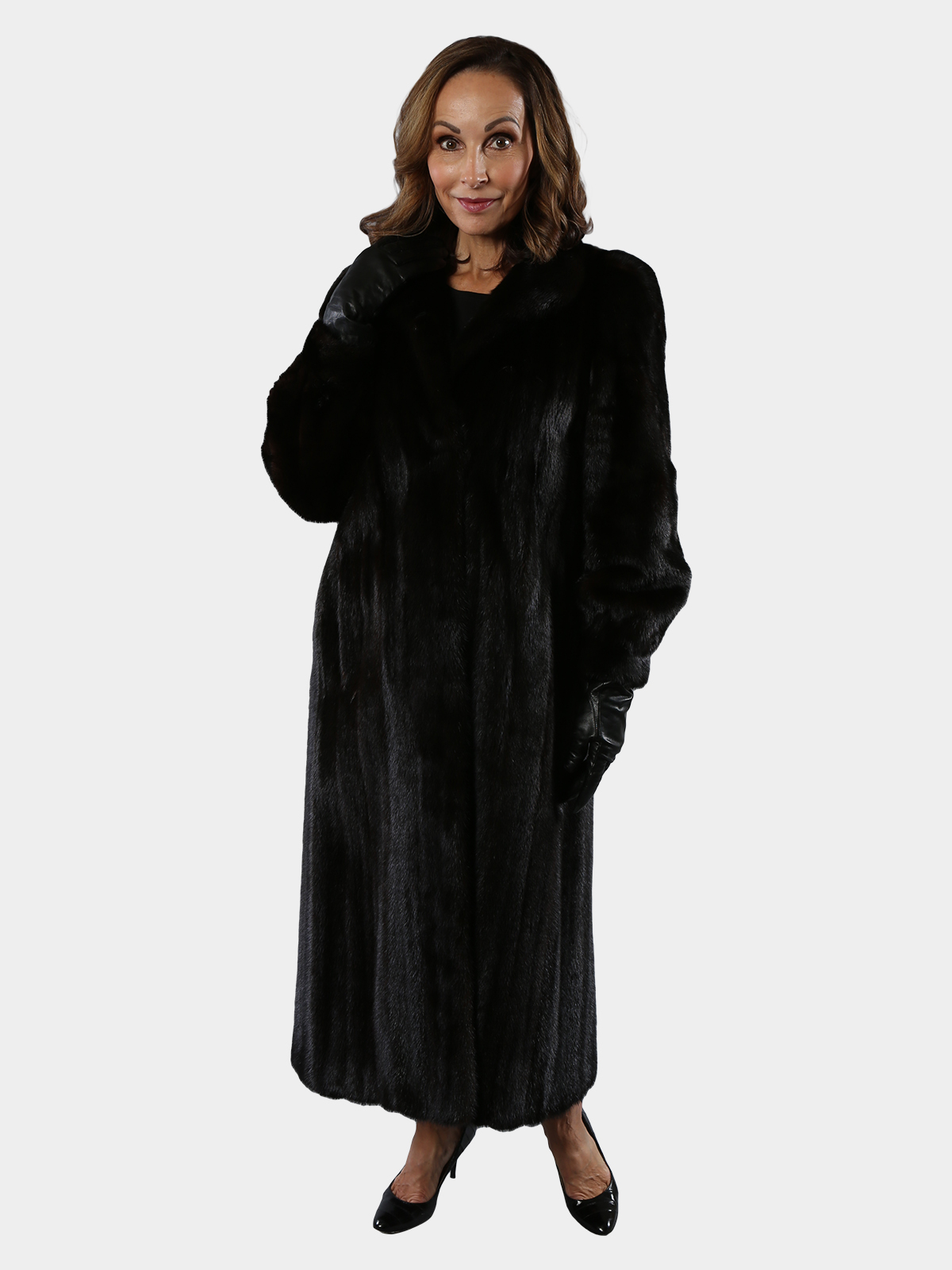 Woman's Ranch Female Mink Fur Coat