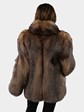 Woman's Crystal Fox Fur Jacket