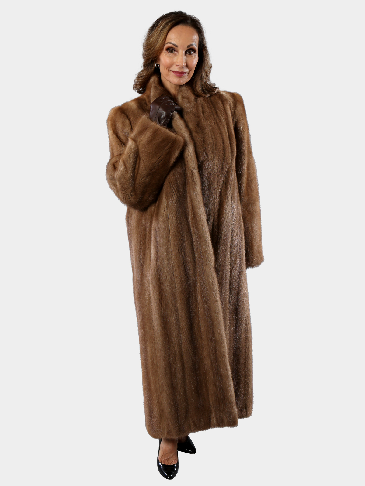 Woman's Vintage Pastel Mink Fur Coat