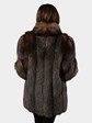 Woman's Crystal Fox Fur Jacket