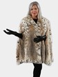 Woman's Cat Lynx Fur Cape