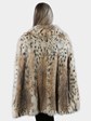 Woman's Cat Lynx Fur Cape