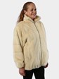 Woman's Tourmaline Mink Fur Jacket