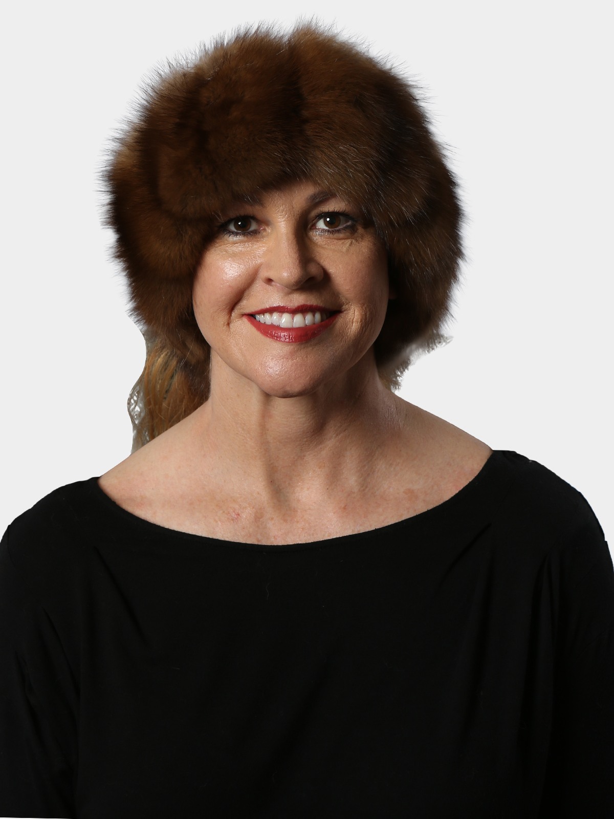 Woman's Natural Sable Fur Headband