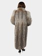 Woman's Natural Canadian Lynx Fur Coat