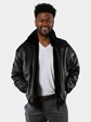 Man's Ranch Mink Fur Jacket Reverse to Leather