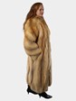 Woman's Red Fox Fur Coat