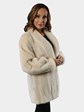 Woman's Tourmaline Mink Fur Jacket