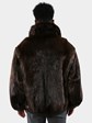 Man's Natural Beaver Fur Jacket