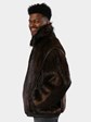 Man's Natural Beaver Fur Jacket