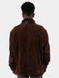 Man's Brown Leather Jacket