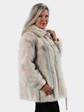 Woman's Cross Mink Fur Jacket