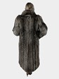 Woman's Silver Fox Fur Coat