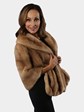 Woman's Pastel Mink Fur Stole