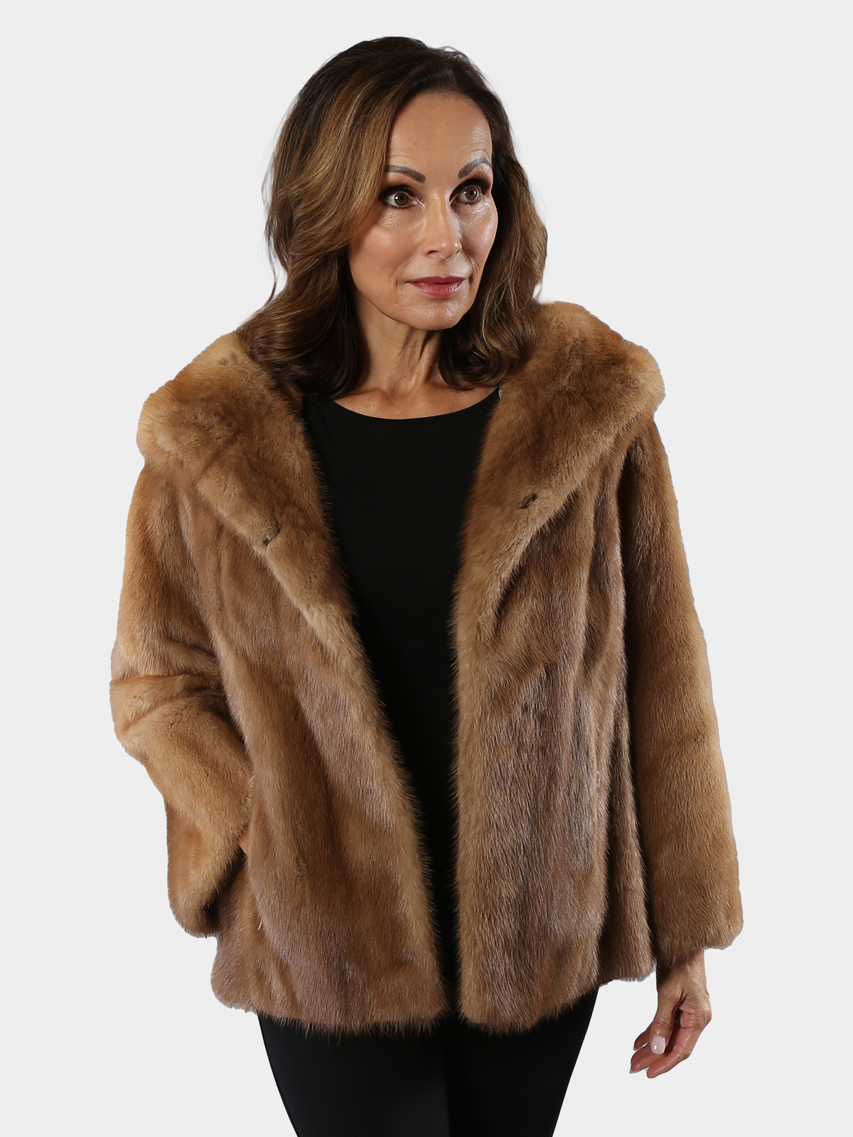Woman's Vintage Pastel Mink Fur Jacket