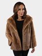 Woman's Vintage Pastel Mink Fur Jacket