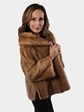 Woman's Vintage Pastel Mink Fur Jacket