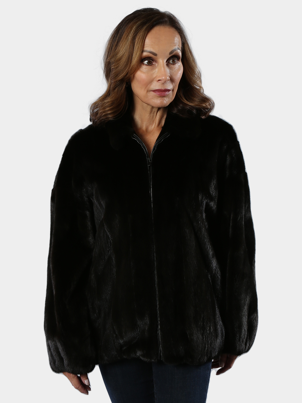 Woman's Ranch Female Mink Fur Jacket