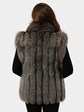 Woman's Indigo Fox Fur Vest