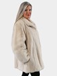 Woman's Blush Female Mink Fur Stroller