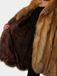 Woman's Red Fox Fur 7/8 Coat