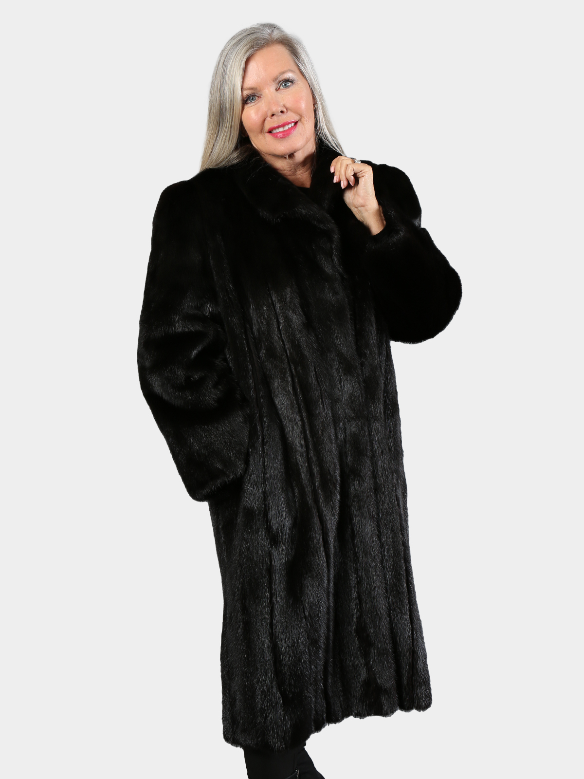 Woman's Ranch Mink Fur Coat