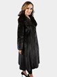 Woman's Vintage Deep Mahogany Female Mink Fur Coat