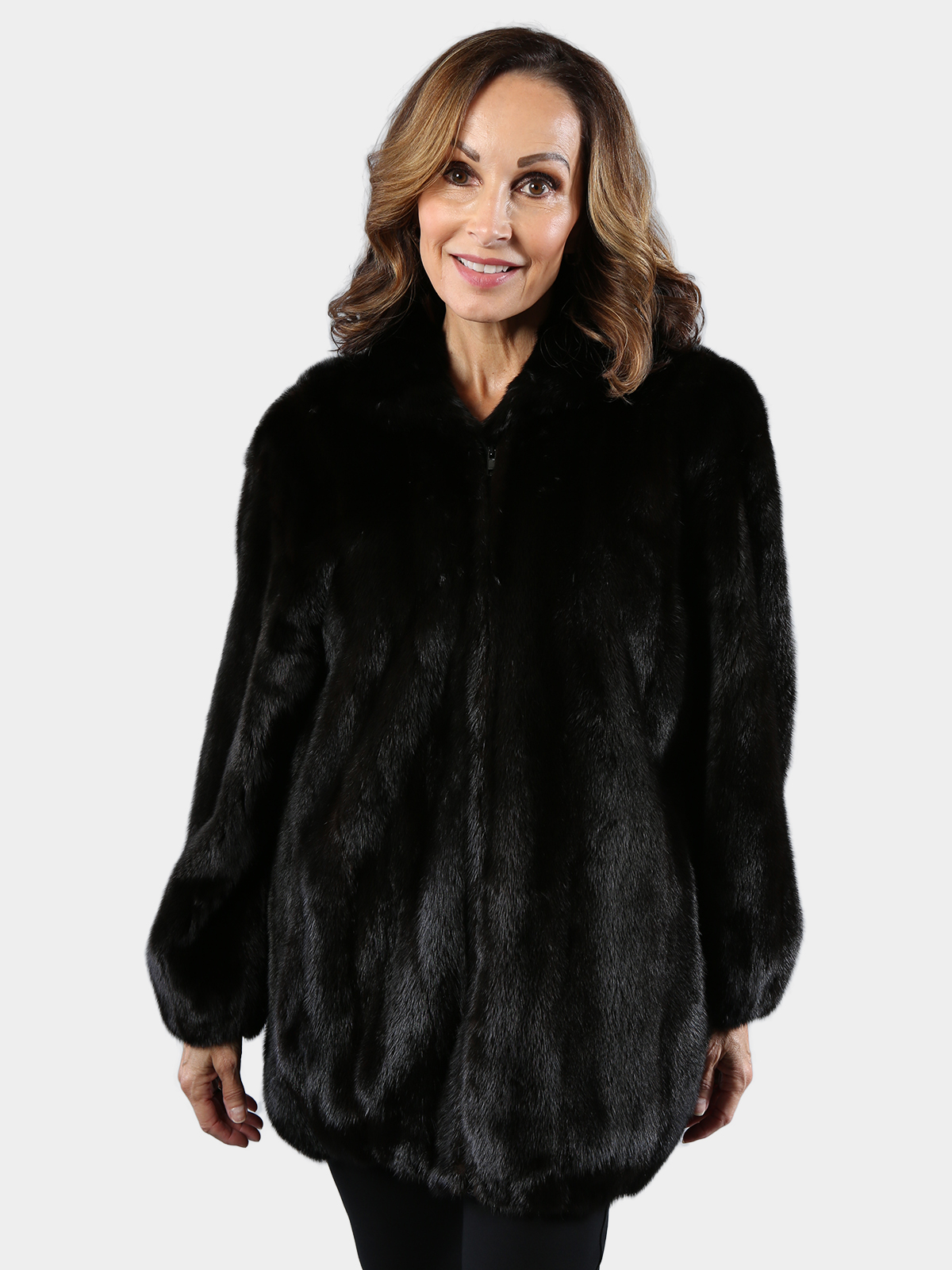 Woman's Ranch Female Mink Fur Jacket