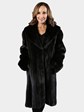 Woman's Ranch Female Mink Fur 7/8 Coat