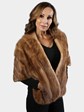 Woman's Vintage Autumn Haze Mink Fur Stole