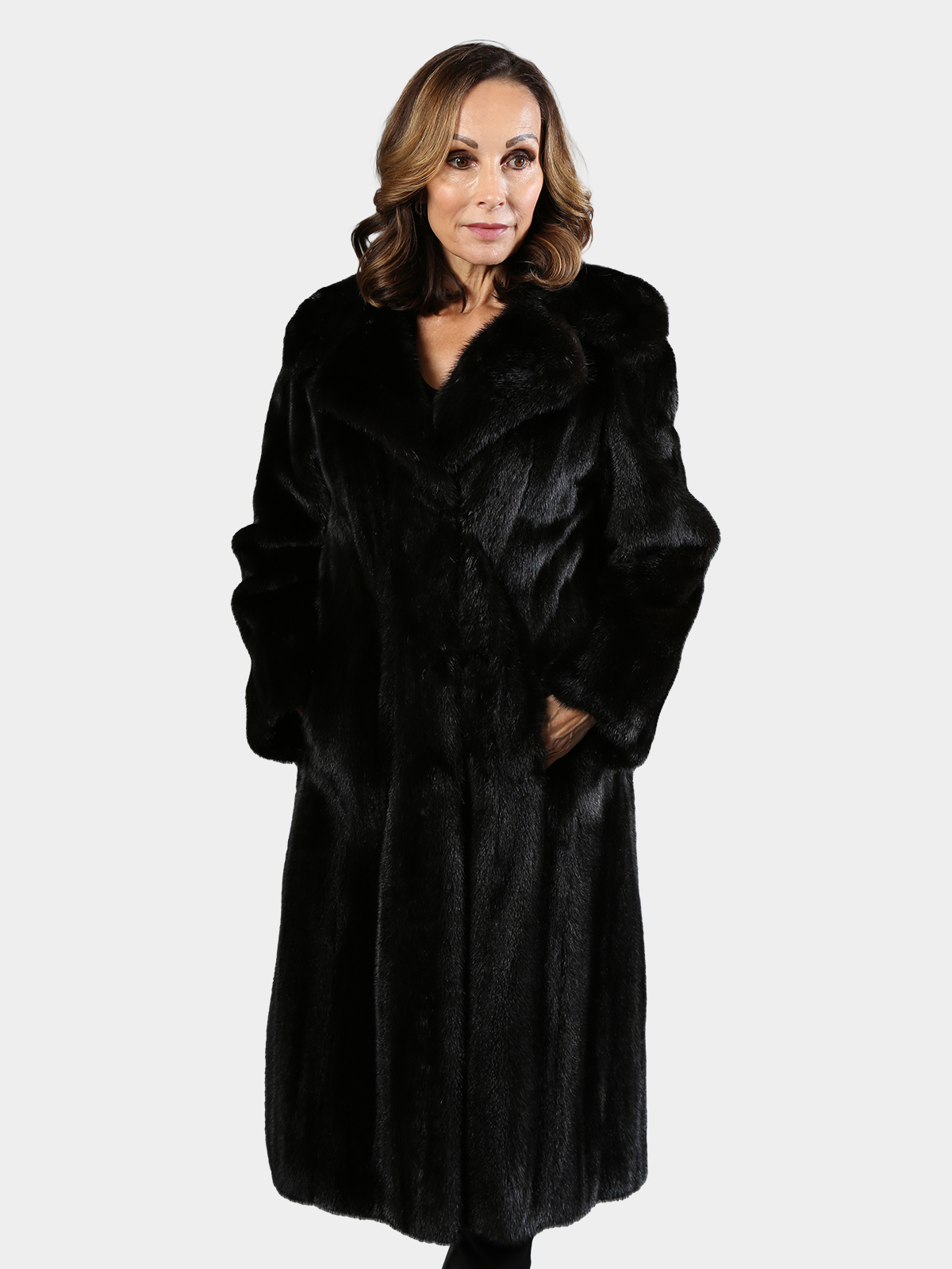 Woman's Ranch Mink Fur Coat