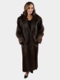 Woman's Brown Nutria Fur Coat