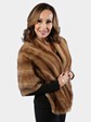 Woman's Vintage Autumn Haze Mink Fur Stole