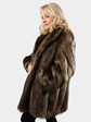 Woman's Medium Tone Beaver Fur Stroller